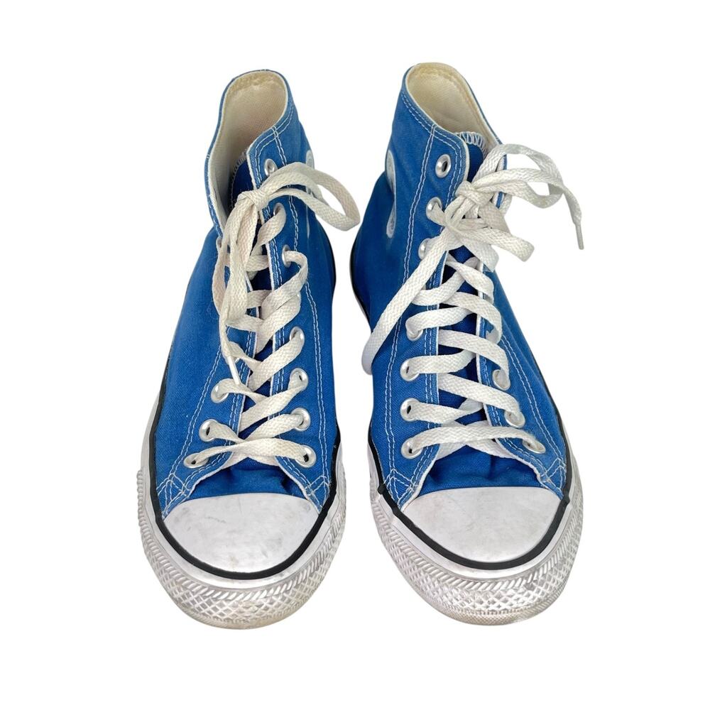 Converse Women's Sz 9 / Mens Sz 7 Blue Chuck Taylor All Star High Top Sneakers - Picture 3 of 16